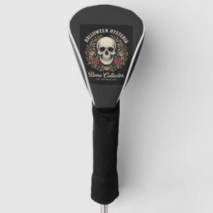 Halloween Skull Floral Bone Collector Design_1 Golf Head Cover