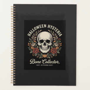 Halloween Skull Floral Bone Collector Design_1 Planner