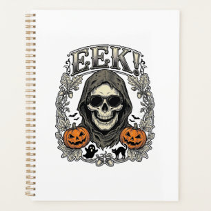 Halloween Skull Graphic Vintage Engraving Shirt Ar Planner