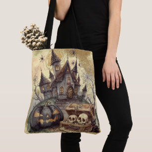 Halloween , Skull Guardian  Tote Bag