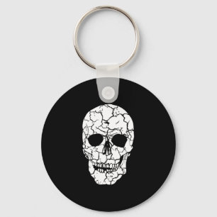Halloween skull key ring