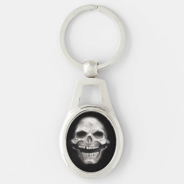 Halloween Skull Key Ring (Front)