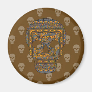 Halloween Skull Magnet