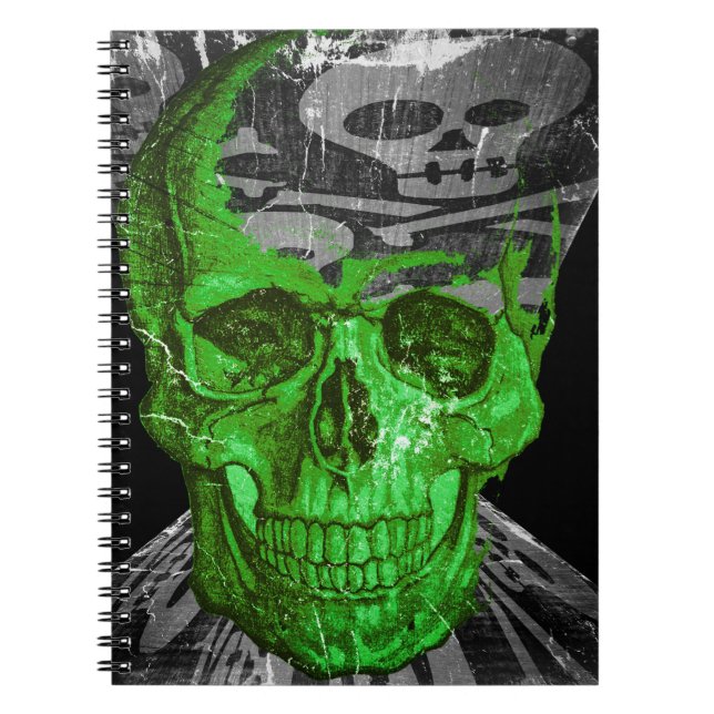 Halloween Skull Notebook (Front)