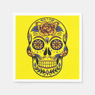 Halloween Skull Paper Napkin