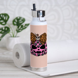 Halloween,Skull Pattern ,Face Pumpkin, Modern,Jack Water Bottle