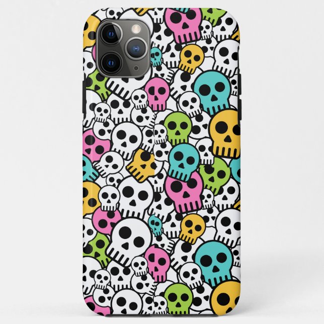 Halloween skull pink gothic Case-Mate iPhone case (Back)