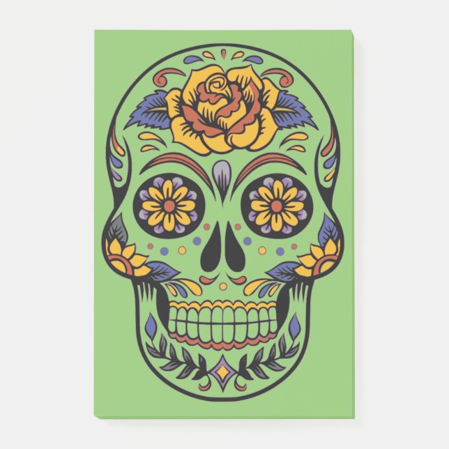 Halloween Skull Post-it Notes (Front)