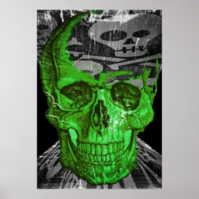 Halloween Skull Poster (Front)