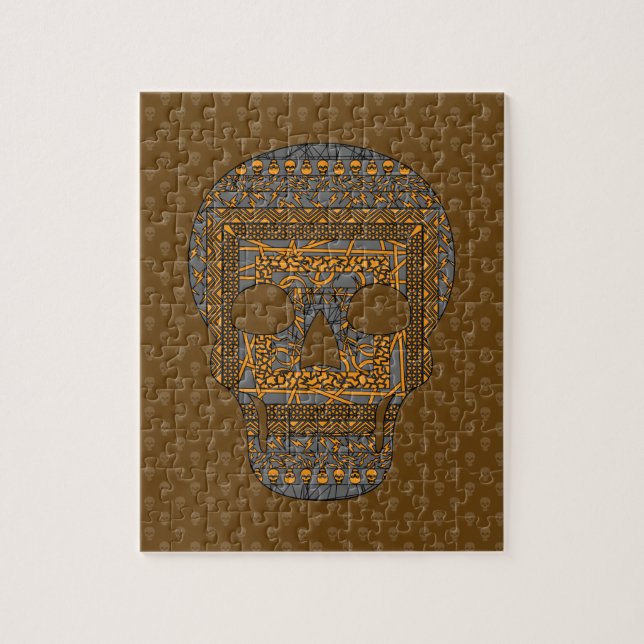 Halloween Skull Puzzle (Vertical)
