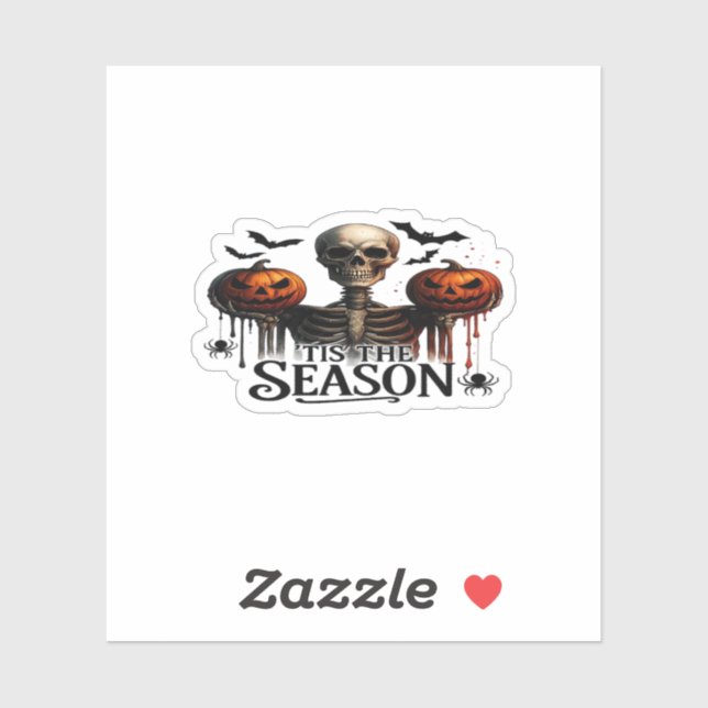 Halloween Skull Skeleton (Sheet)