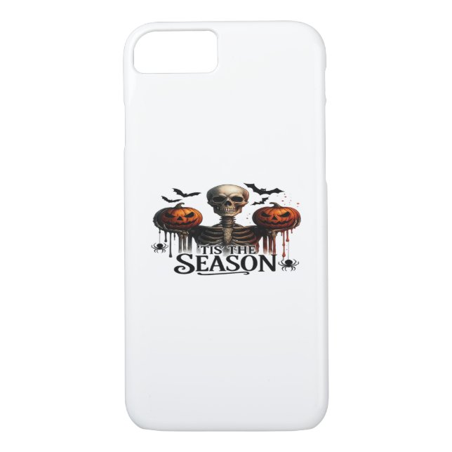 Halloween Skull Skeleton Case-Mate iPhone Case (Back)