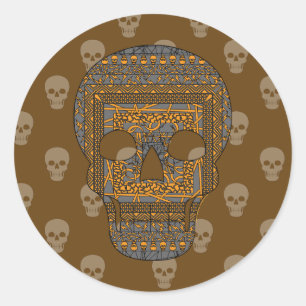 Halloween Skull Sticker