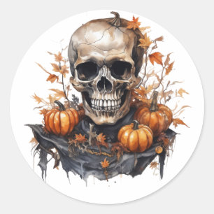 Halloween Skull Stickers