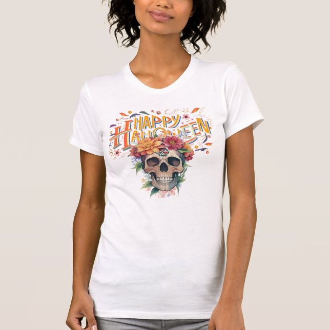 Halloween Skull T-shirt (Front)