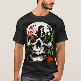 Halloween Skull T-Shirt