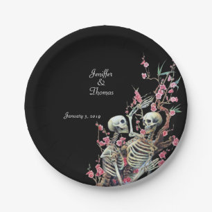 Halloween Skull Wedding Plate
