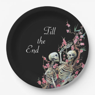 Halloween Skull Wedding Plate