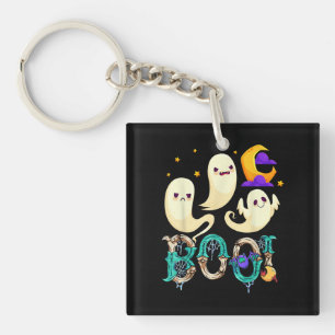 Halloween Skulls Cute Spooky Skeletons  11 Key Ring