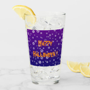 Halloween Skulls Glass