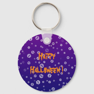 Halloween Skulls Key Ring