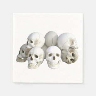 Halloween Skulls Paper Napkin