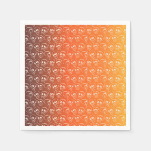 Halloween Skulls Paper Napkin