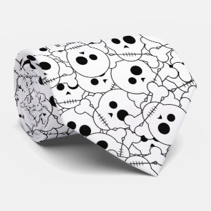 Halloween Skulls Tie