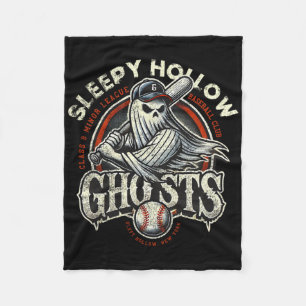 Halloween Sleepy Hollow Ghosts Minor League Byseby Fleece Blanket