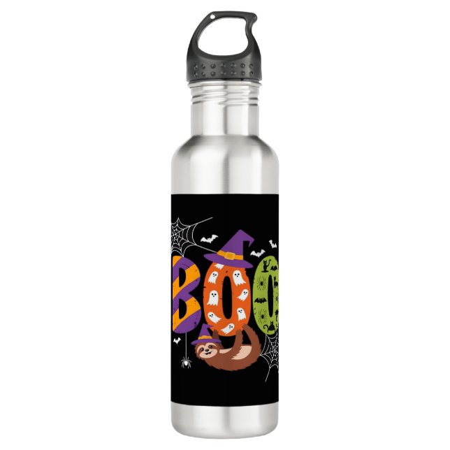 Halloween Sloth Boo Lazy Essential T-Shirt 710 Ml Water Bottle (Front)