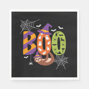 Halloween Sloth Boo Lazy Essential T-Shirt Napkin