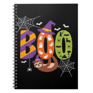 Halloween Sloth Boo Lazy Essential T-Shirt Notebook