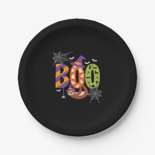 Halloween Sloth Boo Lazy Essential T-Shirt Paper Plate