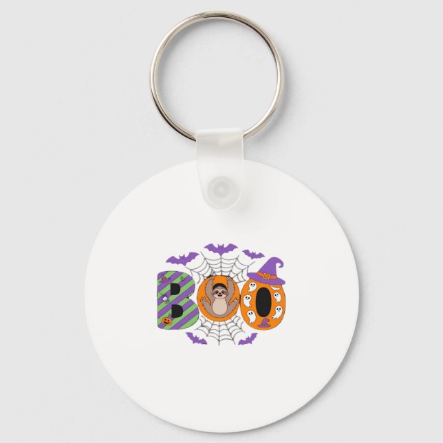 Halloween Sloth Cute Essential T-Shirt Key Ring (Front)