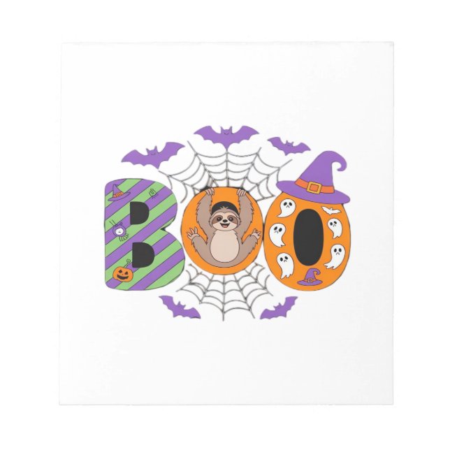 Halloween Sloth Cute Essential T-Shirt Notepad (Front)