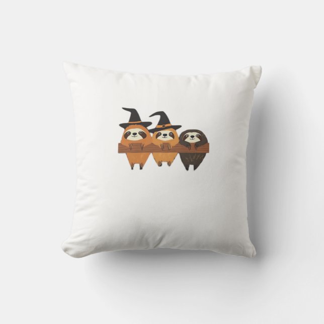 Halloween Sloth Essential T-Shirt Cushion (Front)