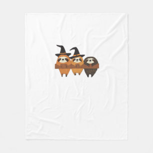 Halloween Sloth Essential T-Shirt Fleece Blanket