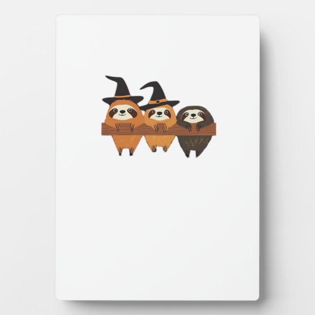 Halloween Sloth Essential T-Shirt Plaque (Front)