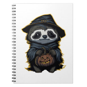 Halloween sloth Oversized T-Shirt Notebook