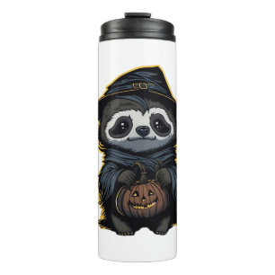 Halloween sloth Oversized T-Shirt Thermal Tumbler