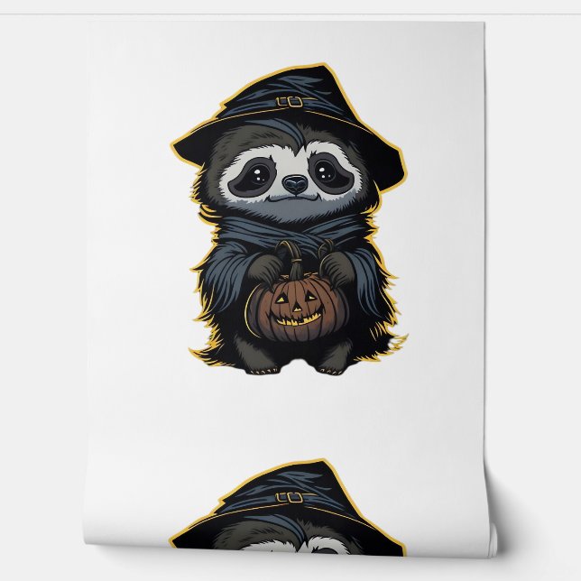 Halloween sloth Oversized T-Shirt Wallpaper (Unrolling)