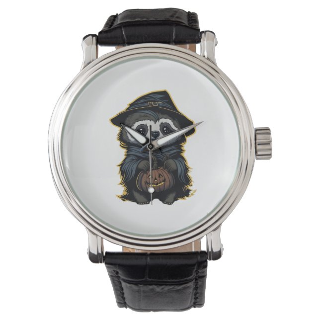 Halloween sloth Oversized T-Shirt Watch (Front)