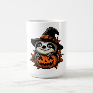 Halloween Sloth Pumpkin Festivity Coffee Mug