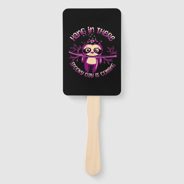 Halloween Sloth (ver.1) Classic T-Shirt Hand Fan (Front)