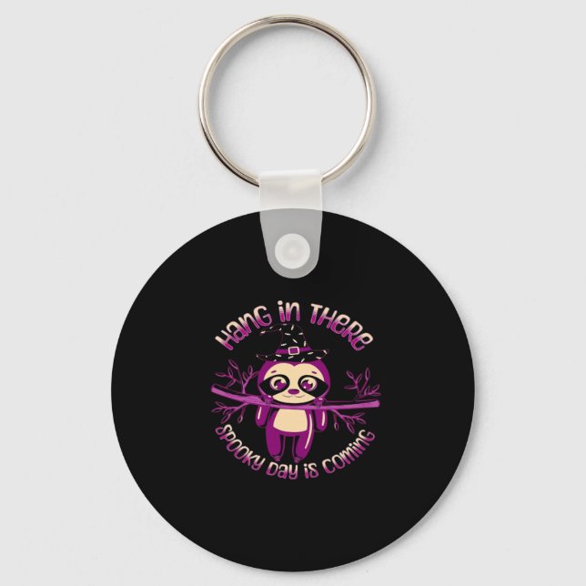 Halloween Sloth (ver.1) Classic T-Shirt Key Ring (Front)