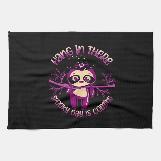 Halloween Sloth (ver.1) Classic T-Shirt Tea Towel (Horizontal)