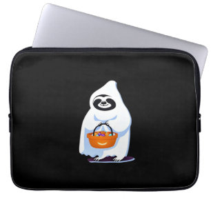Halloween Slothful Design, This is my Human Costum Laptop Sleeve