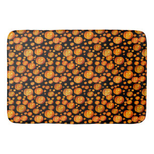 Halloween Smilies Bath Mat