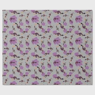 Halloween snakes_gray wrapping paper
