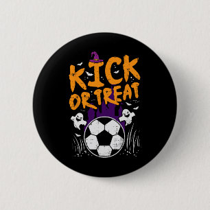 Halloween Soccer Kick Or Treat Footbyll Costume Bo 6 Cm Round Badge